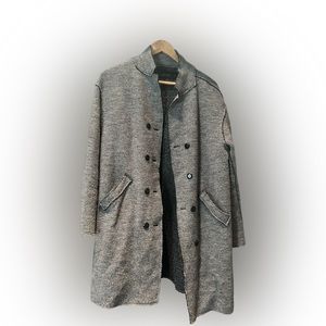 Zara Grey Wool Coat